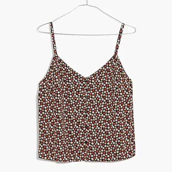 Madewell Button Front Floral Cami 🌸 - Picture 4 of 8